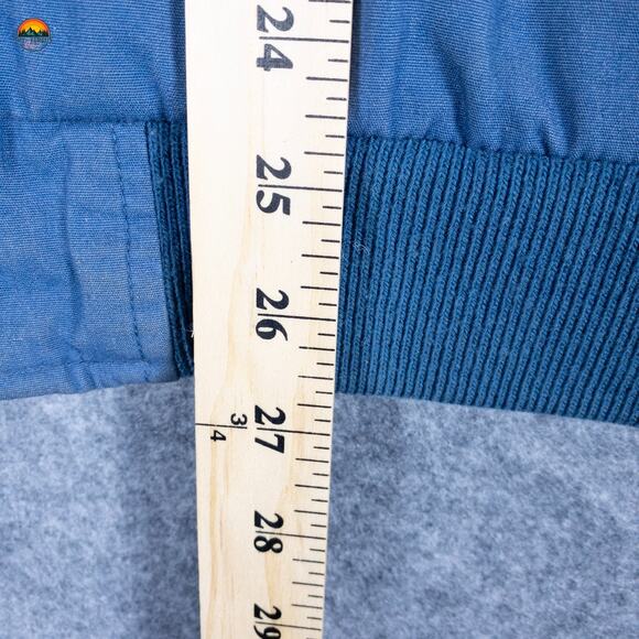 David Taylor Full-Zip Bomber Jacket Blue Long Sleeve Cottage Men's Size Large - Picture 7 of 15